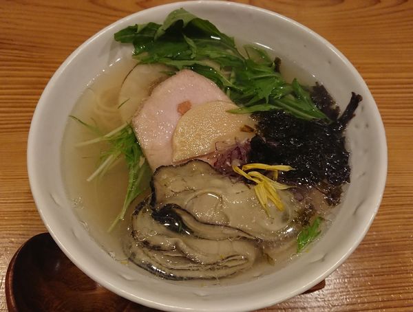 「【冬季限定】牡蠣貝節らぁ麺」@和食と日本酒 大塚・みや穂の写真