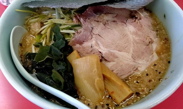 「味噌ネギチャーシュー麺」@ラーメンショップ 卒島店の写真