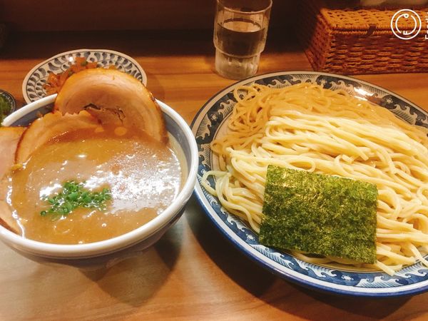 「特製つけそば 特々盛 メンマ エビ辛子」@中華そば・つけそば 浜屋 我孫子店の写真