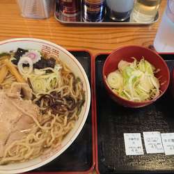 中華そば(大 330g)  ブタアブラ ネギ増