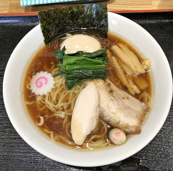 「味玉生姜醤油中華そば＋和え玉」@麺屋 睡蓮の写真