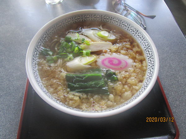 「たぬき蕎麦 560円」@信州の写真