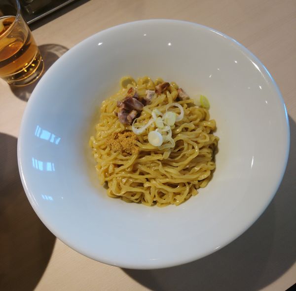 「和え玉縮れ麺」@中華蕎麦 あお木 secondの写真