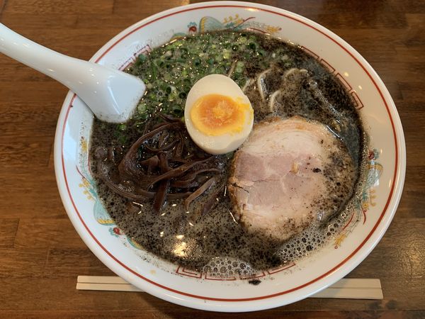「熊本ラーメン 650円」@熊本ラーメン 育元 経塚店の写真