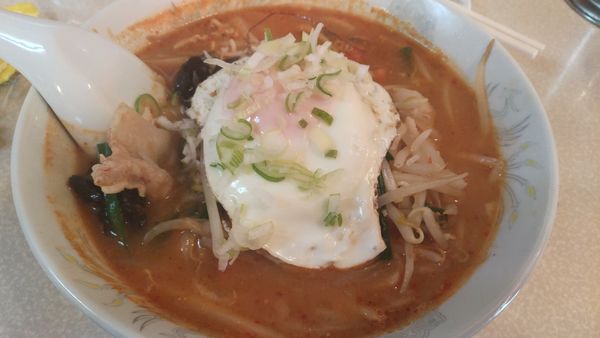 「味噌スタミナラーメン」@中華料理 萬福亭の写真