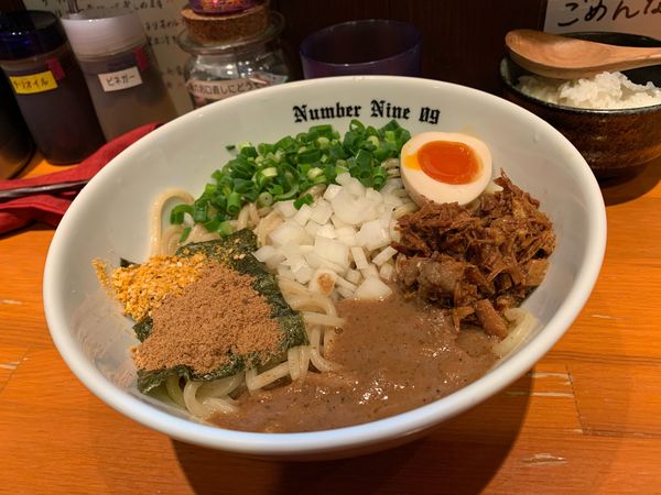 「油そば」@麺Dining Number Nine 09の写真