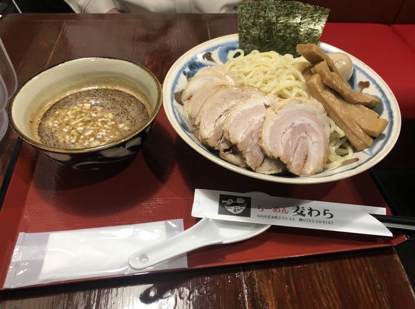 「濃厚麦わらつけ麺大盛」@らーめん麦わらの写真