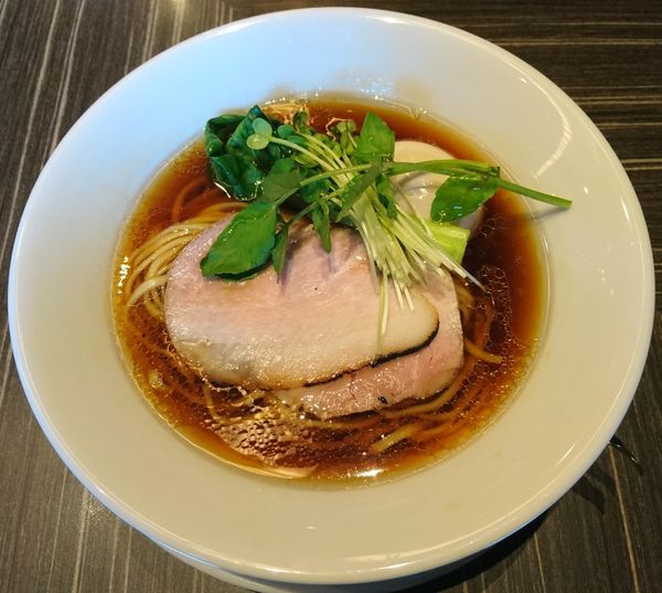 「中華蕎麦 醤油 味玉付」@中華蕎麦 三藤の写真