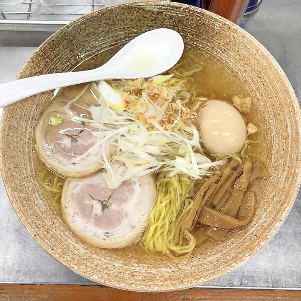 「味玉覆麺(塩)¥1,000」@覆麺 智の写真