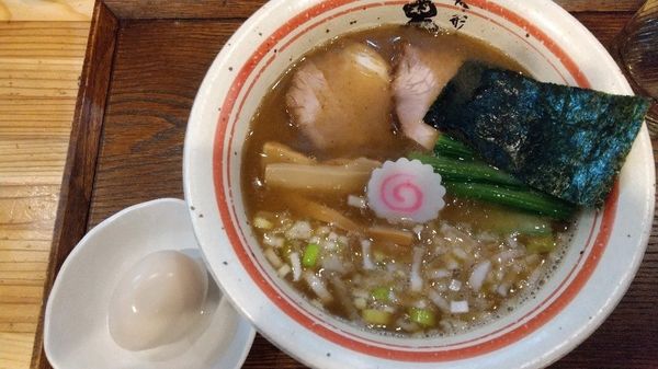「ラーメン小800円、味玉100円」@人形町 兎屋の写真