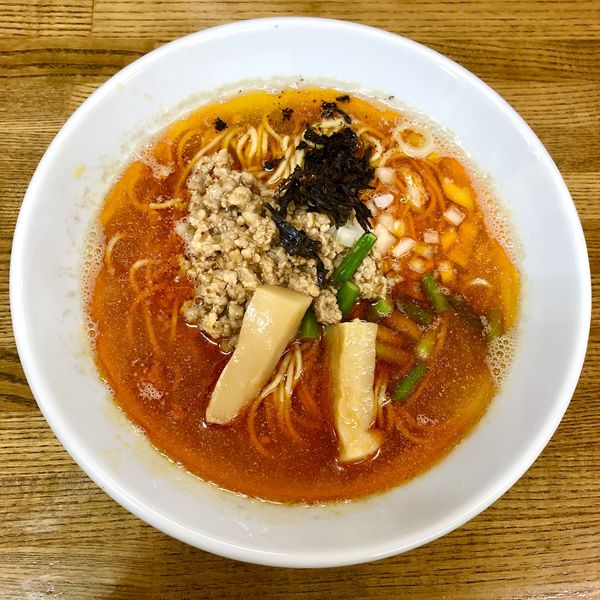 「自家製辣油タップリ煮干しタンタン麺 ￥850」@㐂九家の写真