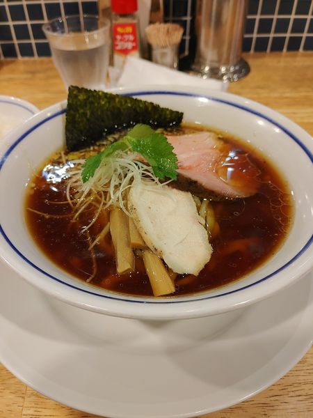 「中華そば＋ライス」@手打式超多加水麺 ののくらの写真