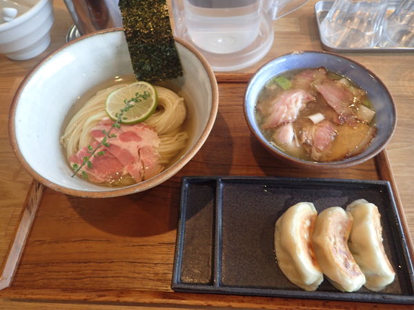 「昆布水のつけめん塩（250g）900円」@YOKOKURA STOREHOUSEの写真