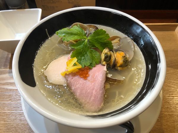 「浅利とムール貝の汐そば」@麺処しろくろの写真