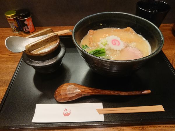 「濃厚中華蕎麦、たぬき」@中華蕎麦 きつねの写真