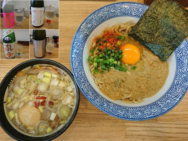 「【限定】牡蠣味噌かま玉つけそば ￥1040」@中華そば専門 とんちぼの写真