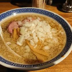 煮干背脂ラーメン