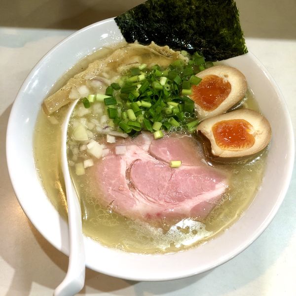 「煮干し香る塩そば￥780」@麺屋 扇 SENの写真