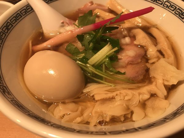 「特製煮干そば」@中華そば ます田の写真