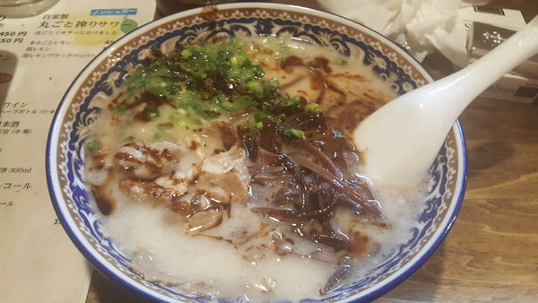 「黒長浜ラーメン」@マル寛そばや 一関分店の写真