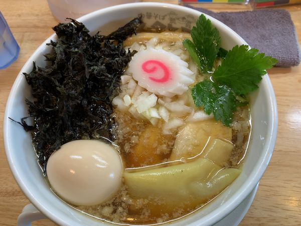 「煮干特製醤油そば1050円」@中華そば ムタヒロ 錦糸町店の写真