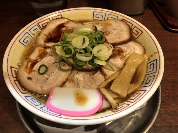 「ちゃーしゅーそば大盛」@紀州和歌山ラーメン まっち棒 溝の口店の写真