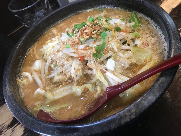 「濃厚味噌野菜ラーメン」@行者ラーメン 熱人G麺の写真