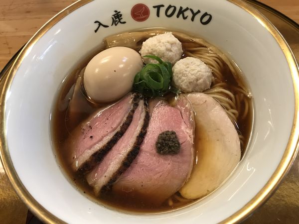 「ポルチーニ醤油らぁ麺＋特製トッピング」@入鹿（IRUCA）-Tokyo-の写真