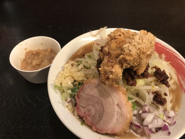 「辛ラーメン中」@らーめん藤ろうの写真