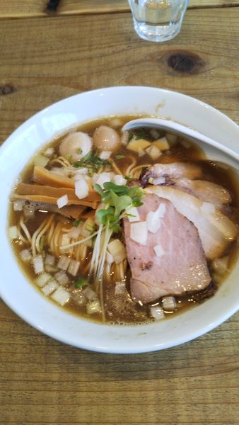 「特製らぁ麺+黒醤油和え玉」@The Noodles & Saloon Kiriyaの写真