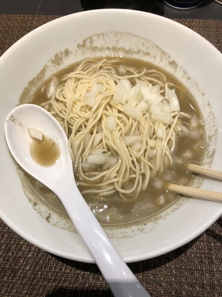 「淡麗かけそば+和え玉ジロ」@煮干乱舞の写真