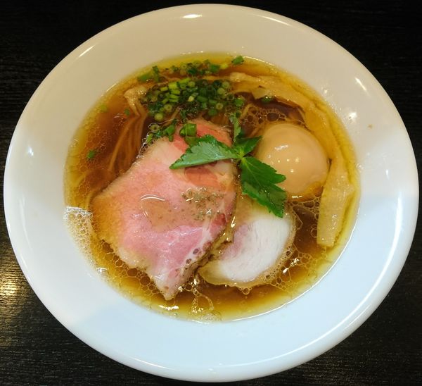 「味玉醤油そば」@麺屋 中川會 住吉店の写真