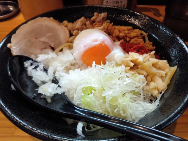 「まぜそば850円」@自家製麺TANGOの写真