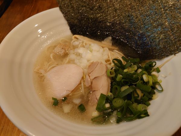 「珀　780円　青ネギ100円」@濃厚鶏麺 ゆきかげ 浅草本店の写真