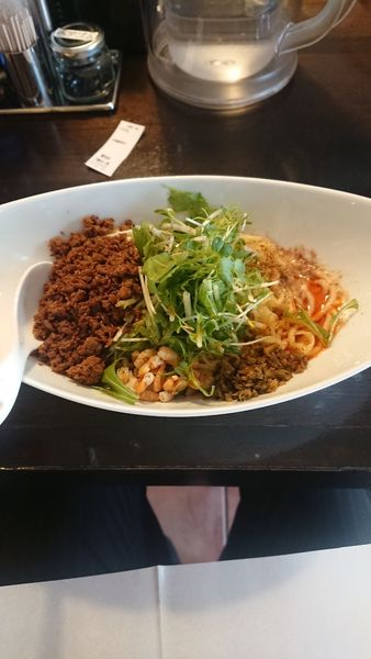 「つゆ無し」@四川担担麺 阿吽 湯島店の写真