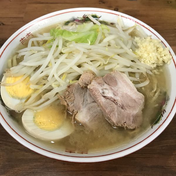 「小（￥700）＋煮玉子（￥100）」@ラーメン二郎 品川店の写真