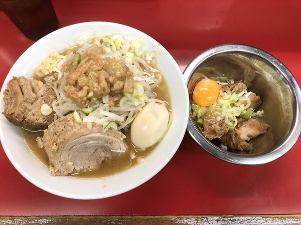 「ラーメン並￥780＋スキヤキ￥100」@ラーメン一心の写真