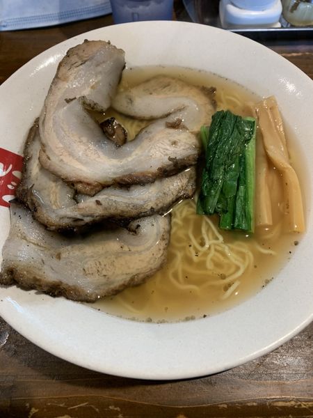 「塩チャーシュー」@ラーメンぐんじ 中川原駅前店の写真