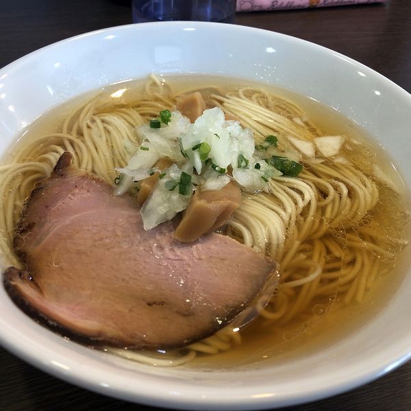 「塩そば(800円)、限定１和えそば(350円)」@中華そばイデタの写真