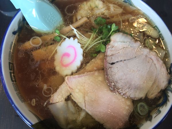 「ワンタンメン900円」@手打ち中華そば いまの家分-ten-の写真