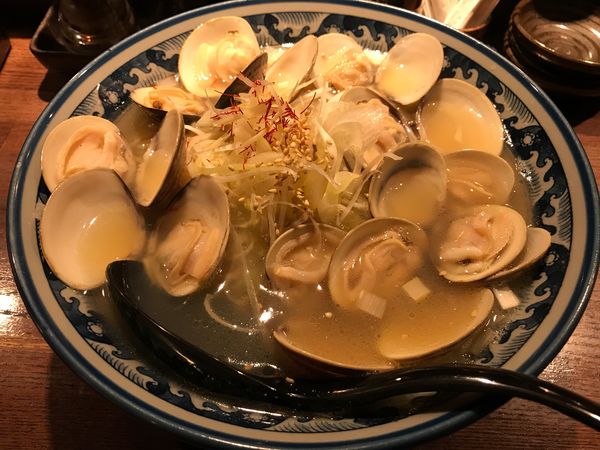 「はまぐりラーメン　1000円」@和風楽麺 四代目 ひのでやの写真