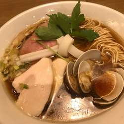 鶏・煮干し・蛤のトリプルSOBA