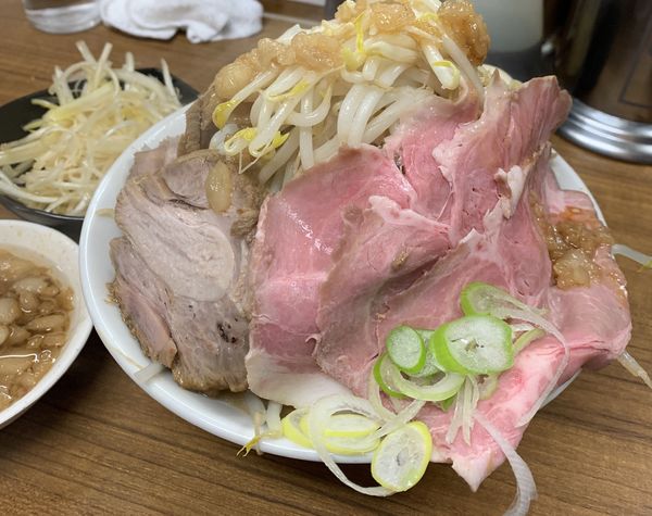 「ラーメン　豚増し　味ネギ　味玉」@ラーメンの店 どでん 北浦和店の写真