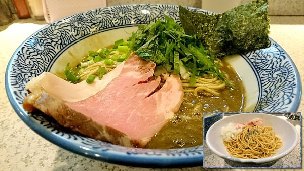 「【夜】濃厚煮干しラーメン+和え玉」@破壊的イノベーションの写真