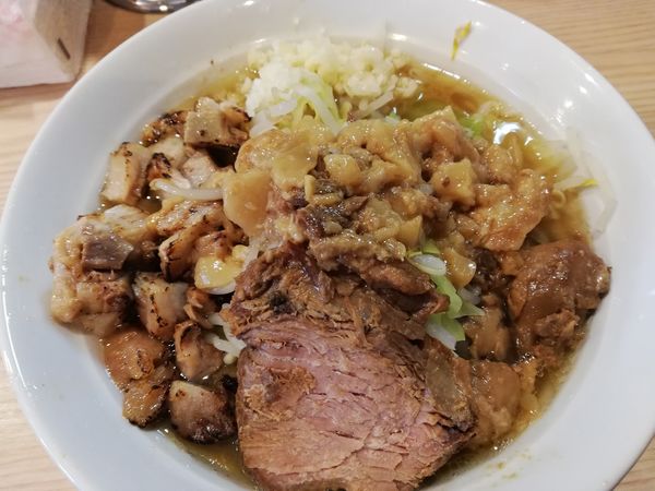 「ラーメン小＋コマチャー」@Smart Pigの写真