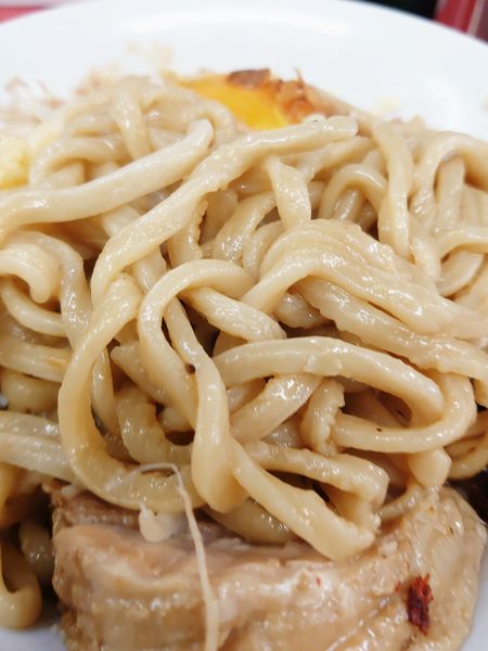 「まぜそば(並盛)　780円」@ラーメン一心の写真