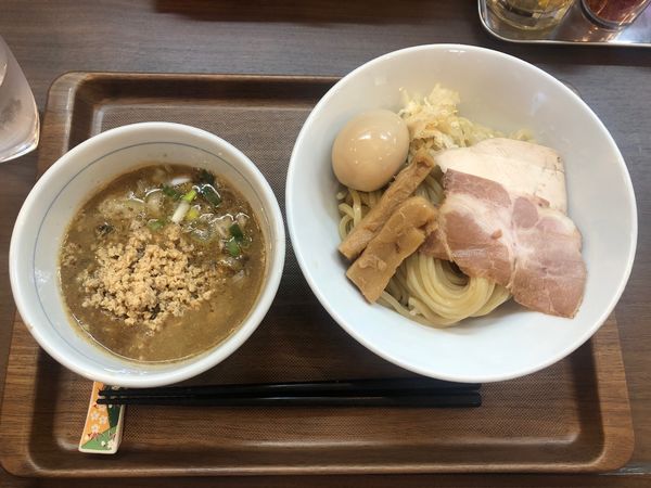 「味玉・鶏ほぐしつけめん。」@つけめん さなだの写真