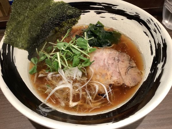 「ラーメン（しょうゆ）750円」@麺処 ガンテツの写真