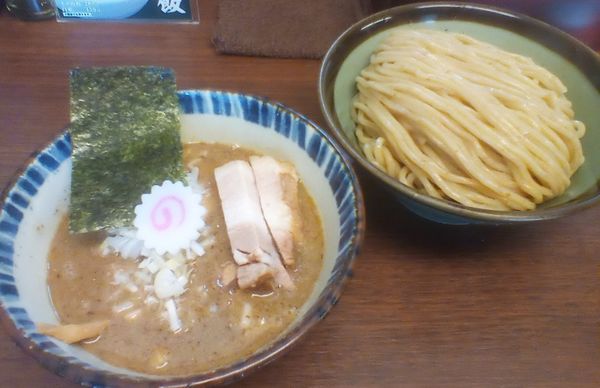 「煮番搾り　中盛」@つけめん 三三㐂の写真