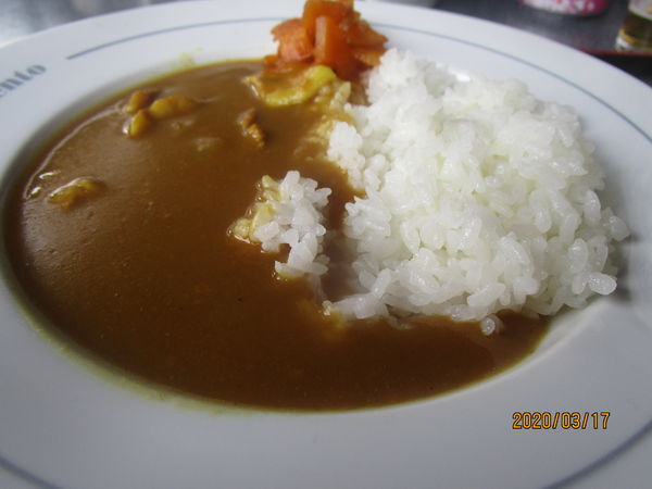 「半カレーライス 360円」@信州の写真